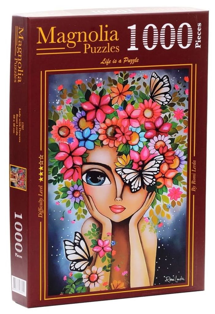 Lady With Flowers
